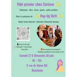 Vide grenier chez Corinne feat. PopUp ReVî