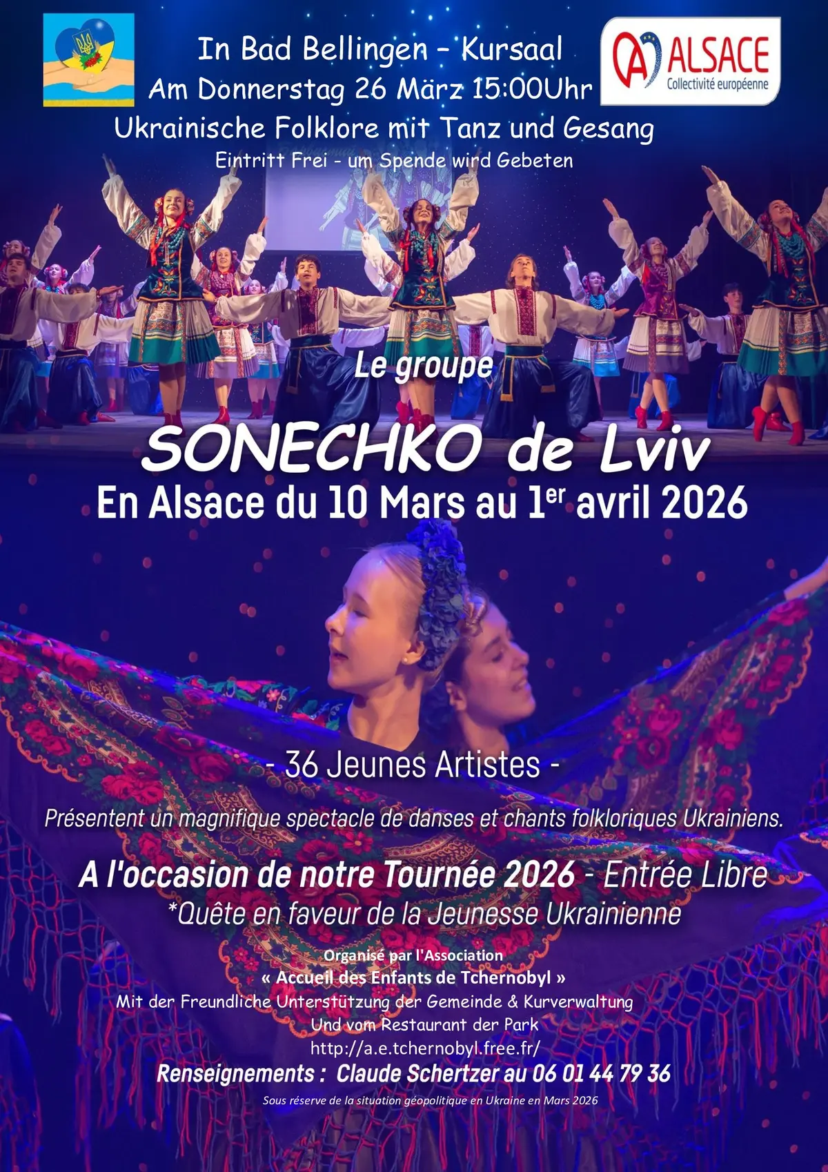 Spectacle de Danses  et Chants Ukrainiens