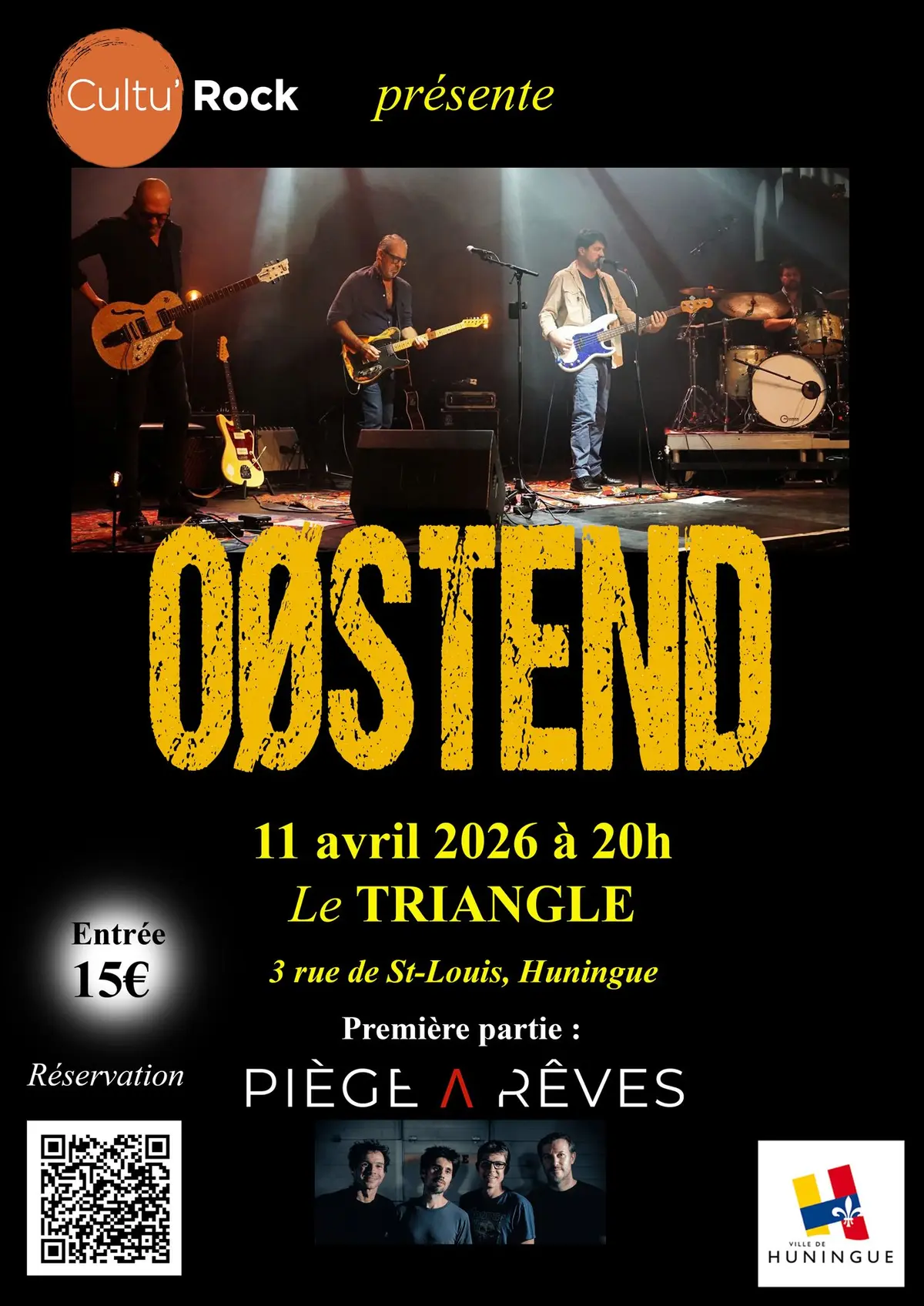 Concert OØSTEND / Première partie Piège à Rêves