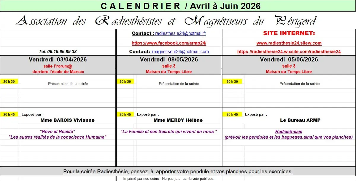 ARMP- Conférence de Mme BAROIS Vivianne