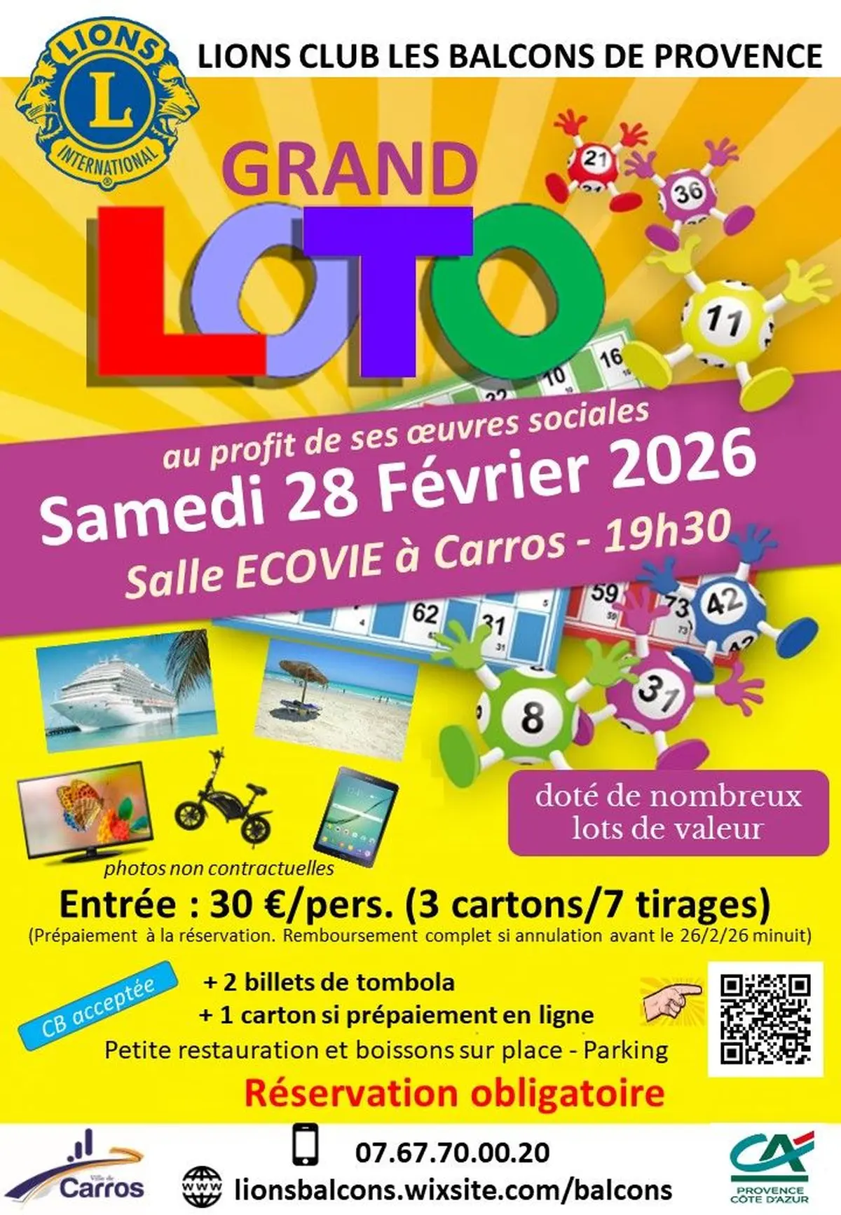 Grand loto du Lions Club