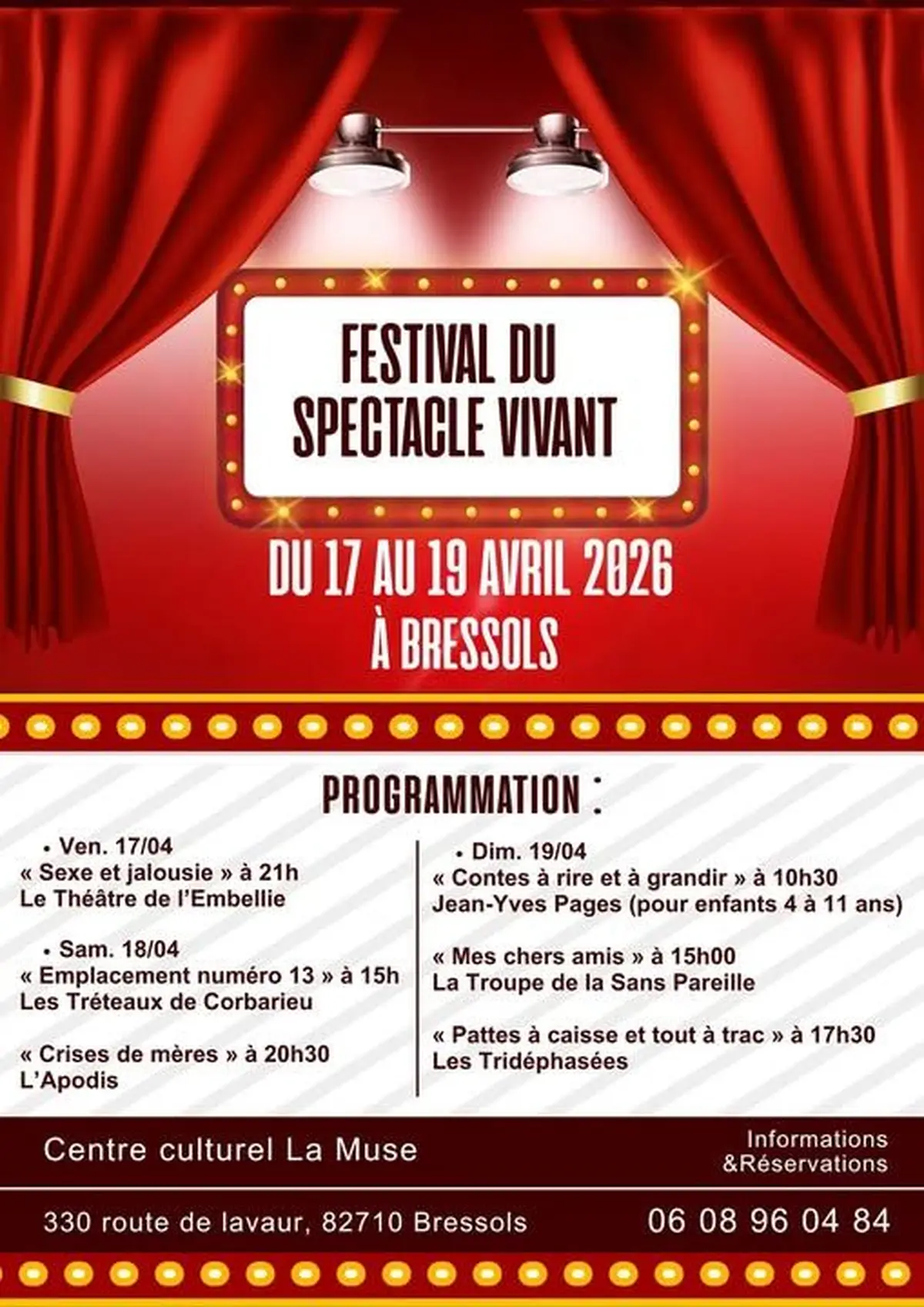 Festival du Spectacle Vivant de Bressols 