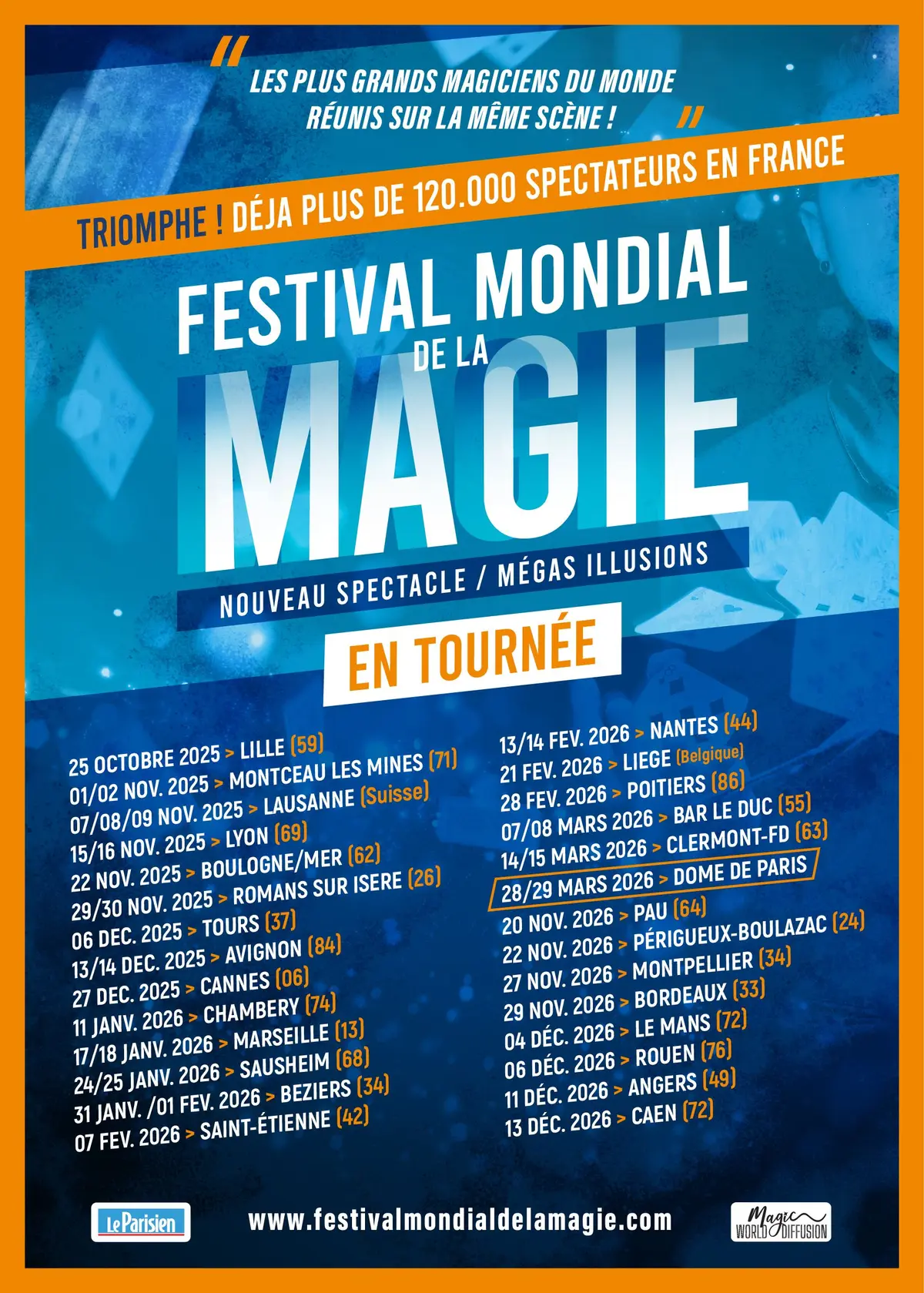 Festival Mondial de la Magie 2027 - MONTBELLIARD