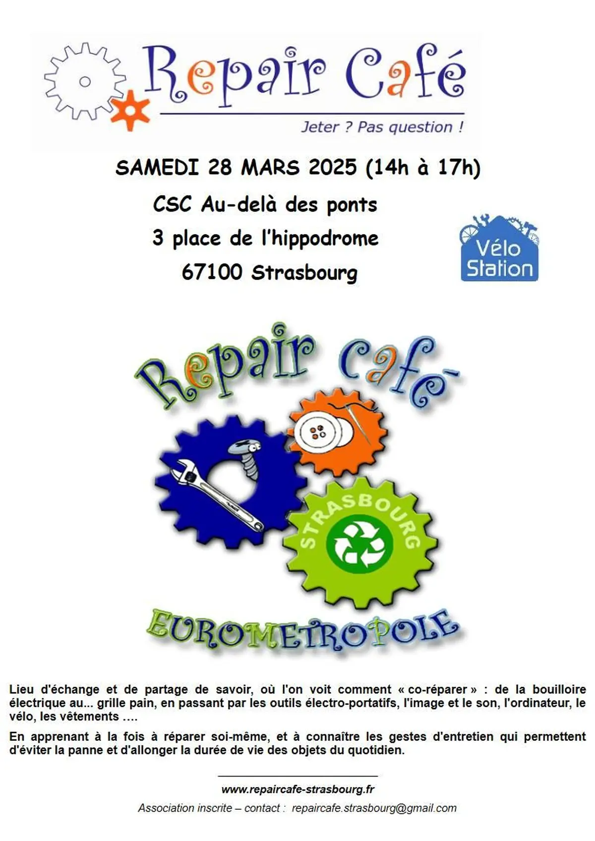 Repair Café (café réparation)