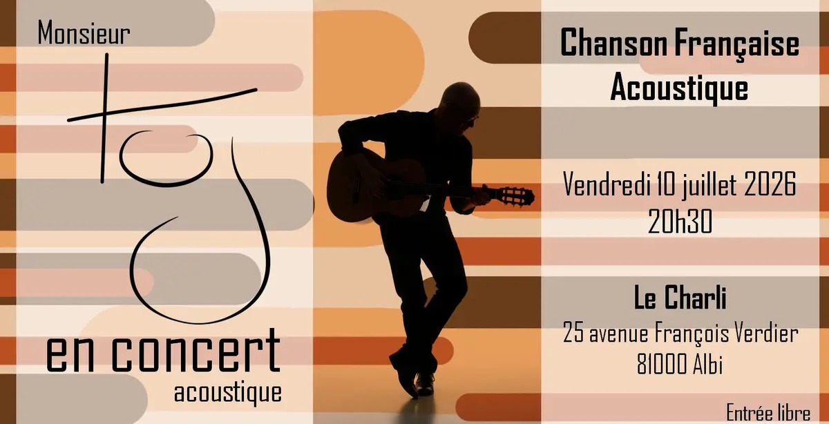 Monsieur Tuj en concert