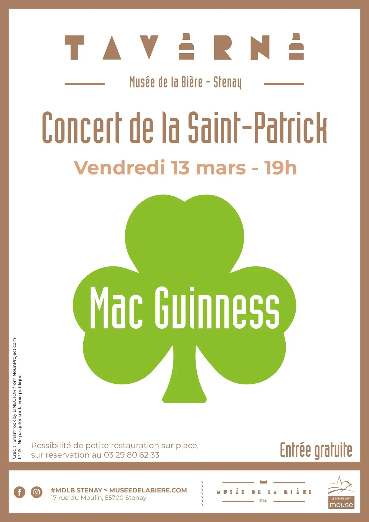 Concert de musique irlandaise « Mac Guinness »