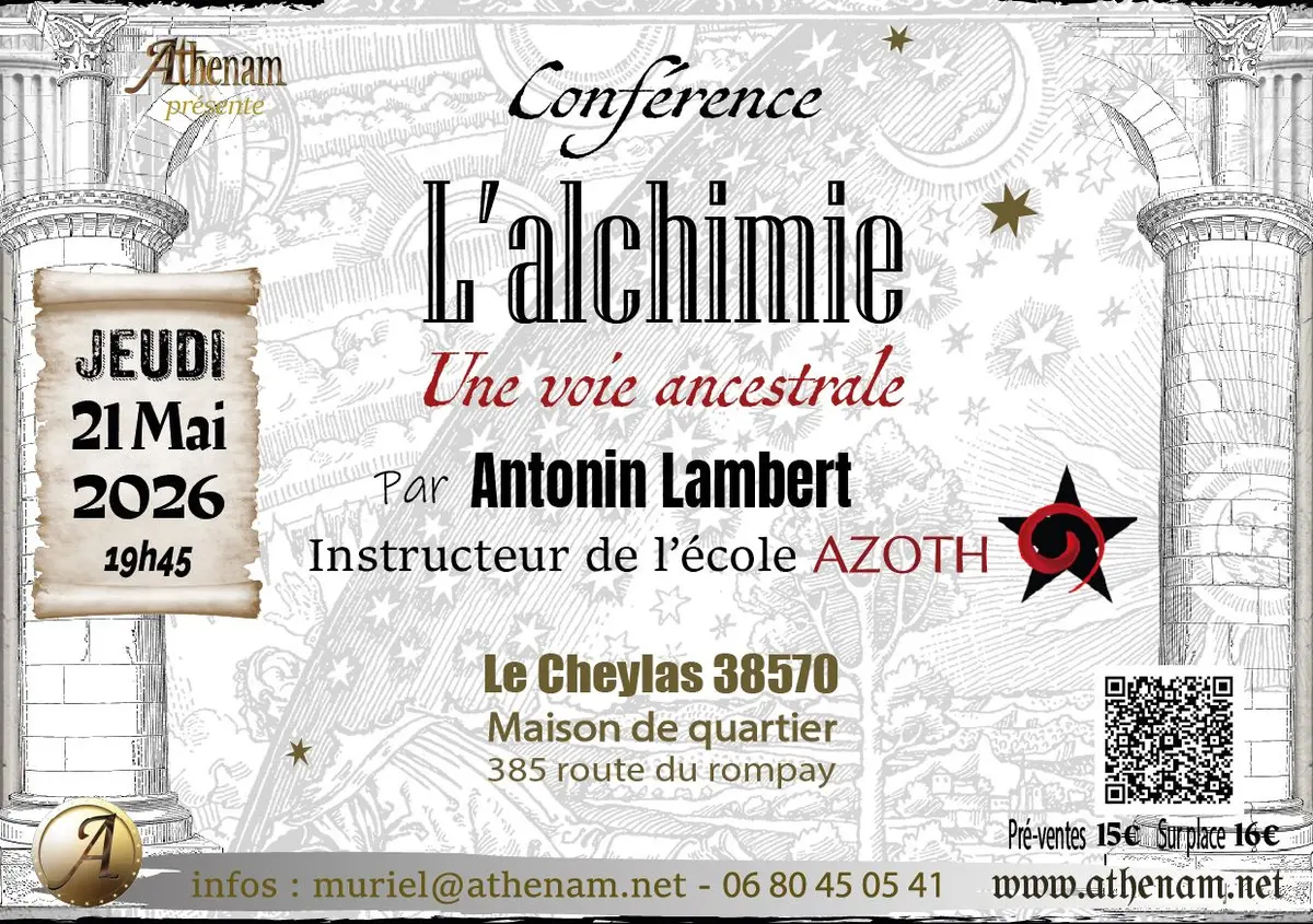 Conférence : L’Achimie, une voie ancestrale avec Antonin Lambert
