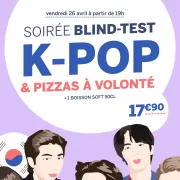 Blind test kpop + pizzas à volonté 