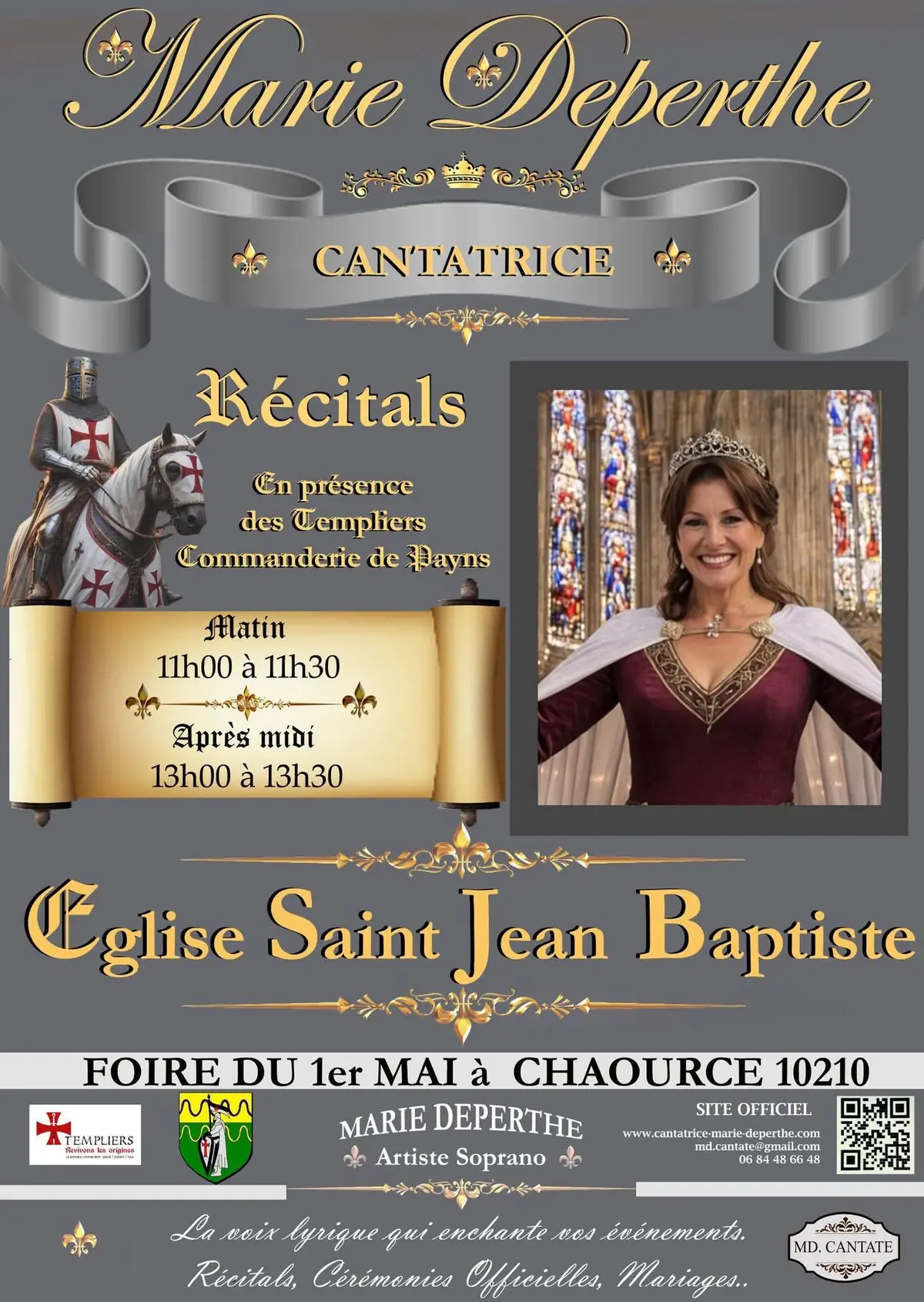 Cantatrice Marie Deperthe