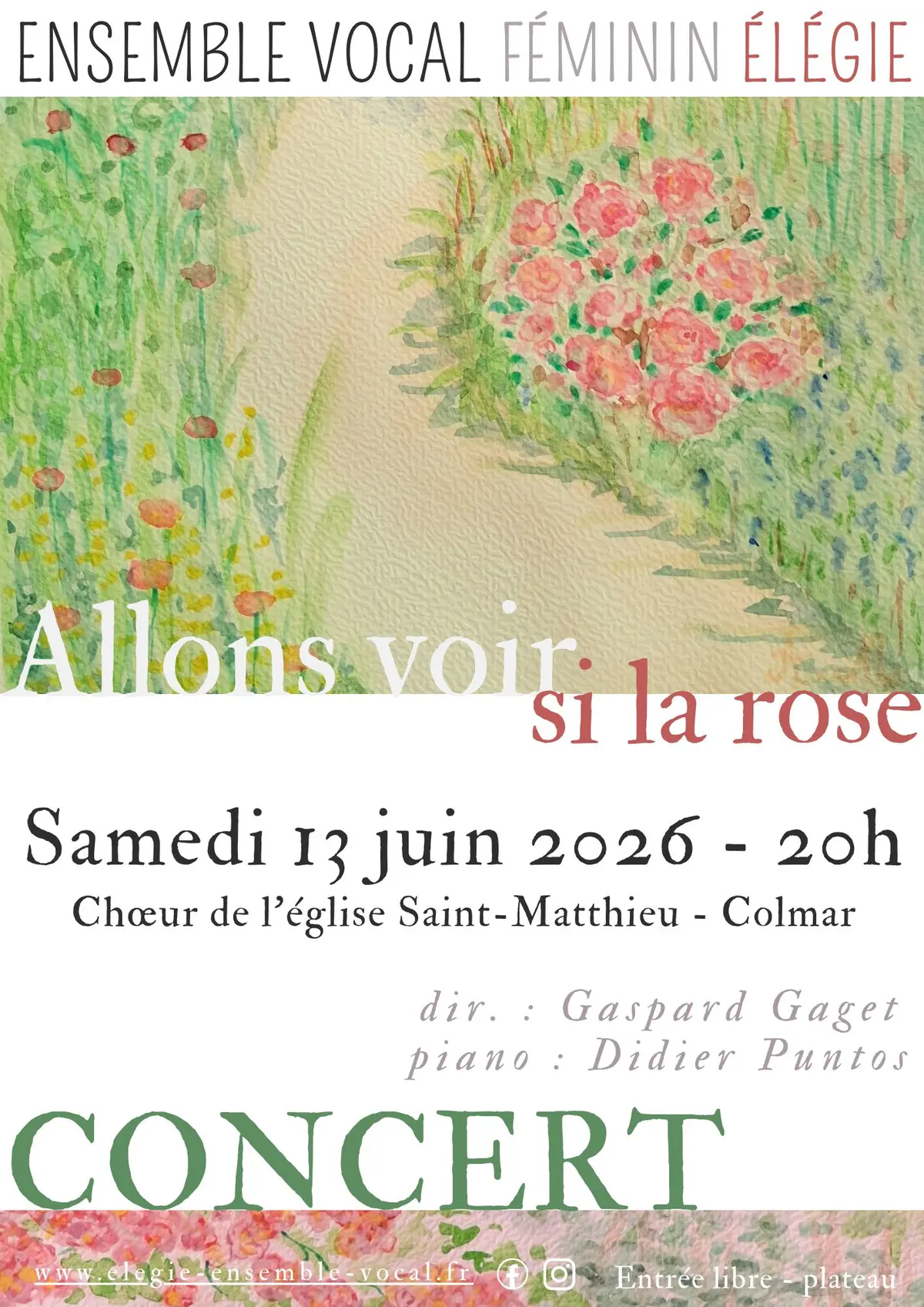 Allons voir si la rose