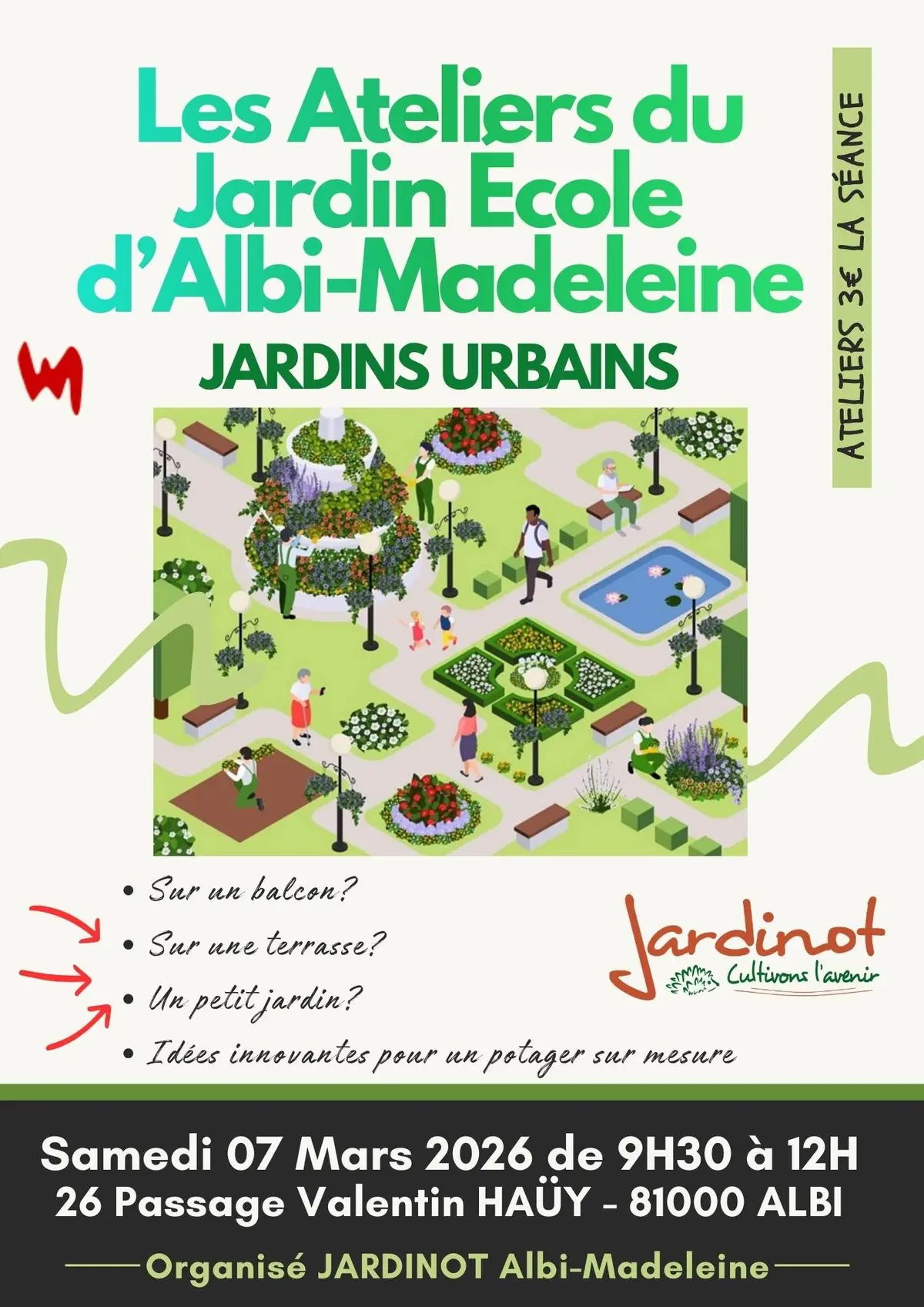 JARDINS URBAINS - Atelier Jardinage