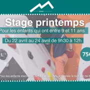 Stage Printemps - escalade 