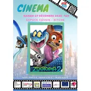 Cinéma à l'espace Cassin - Zootopie 2