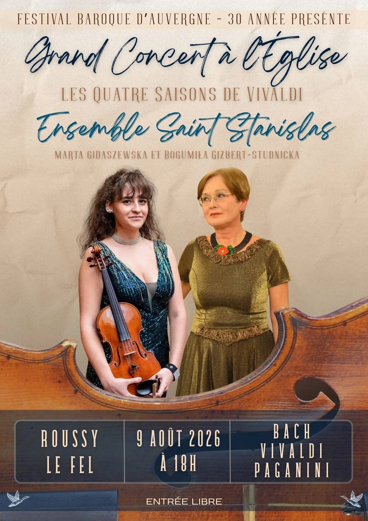 Autour du violon virtuos. Entre Rêve et Passion