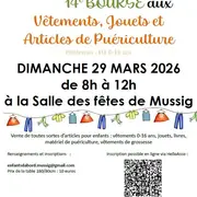 Bourse aux vêtements, jouets et articles de puériculture