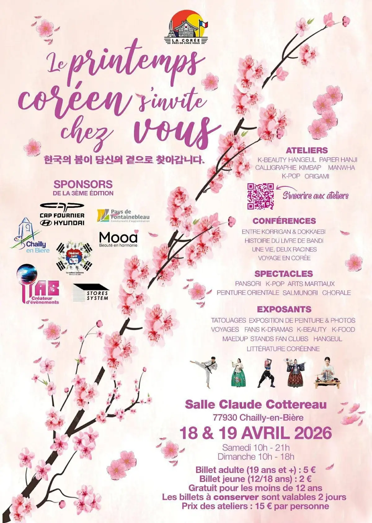 Le printemps coreen s’invite à Chailly en Bière 