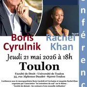 Conférence Boris Cyrulnik - Rachel Khan - Toulon - 21 mai 2026
