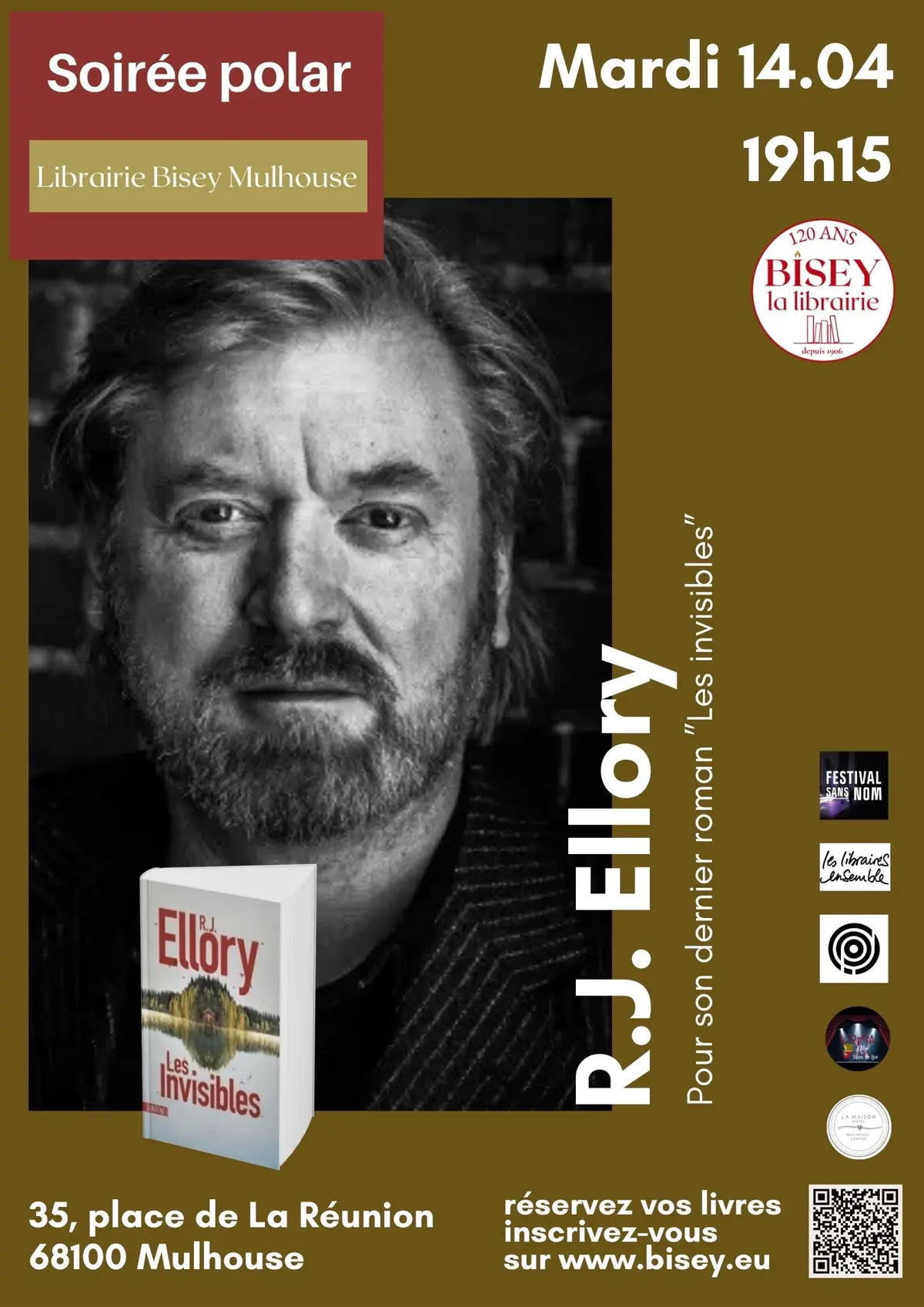 Soirée polar avec R.J.Ellory - Les Invisibles 