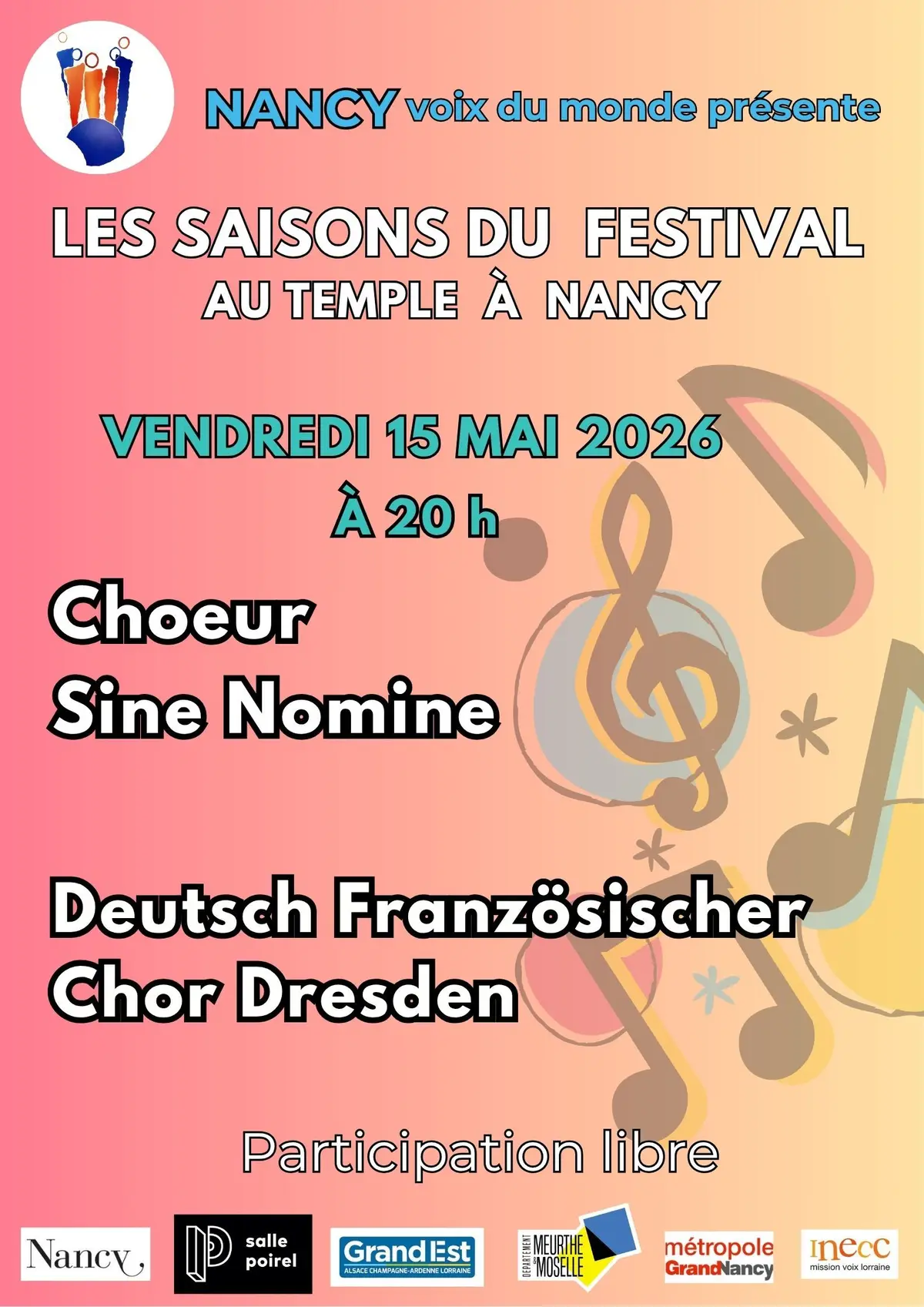 Concert Sine Nomine - Chorale franco-allemande de Dresde