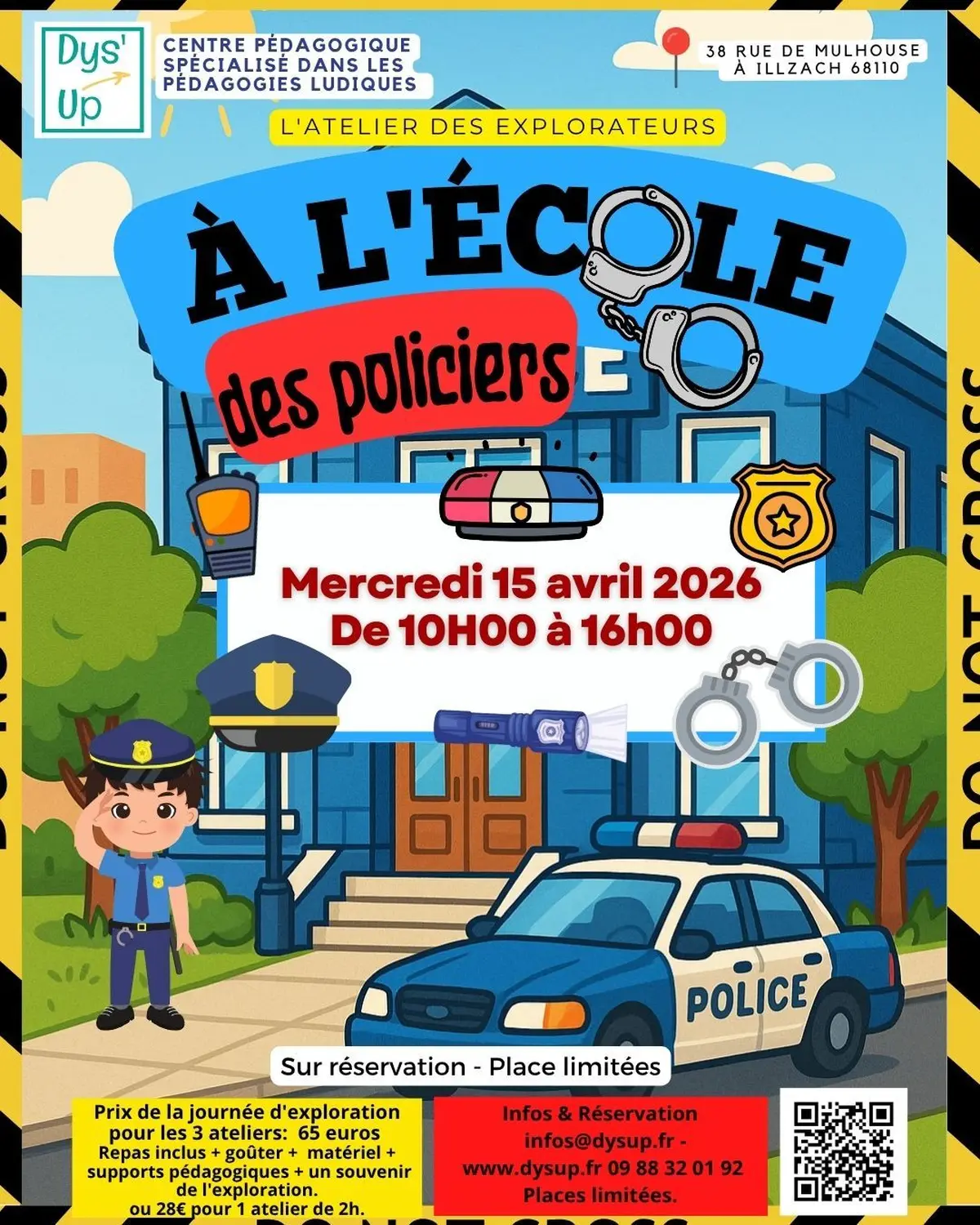 À l’école des policiers – Atelier des explorateurs à Illzach