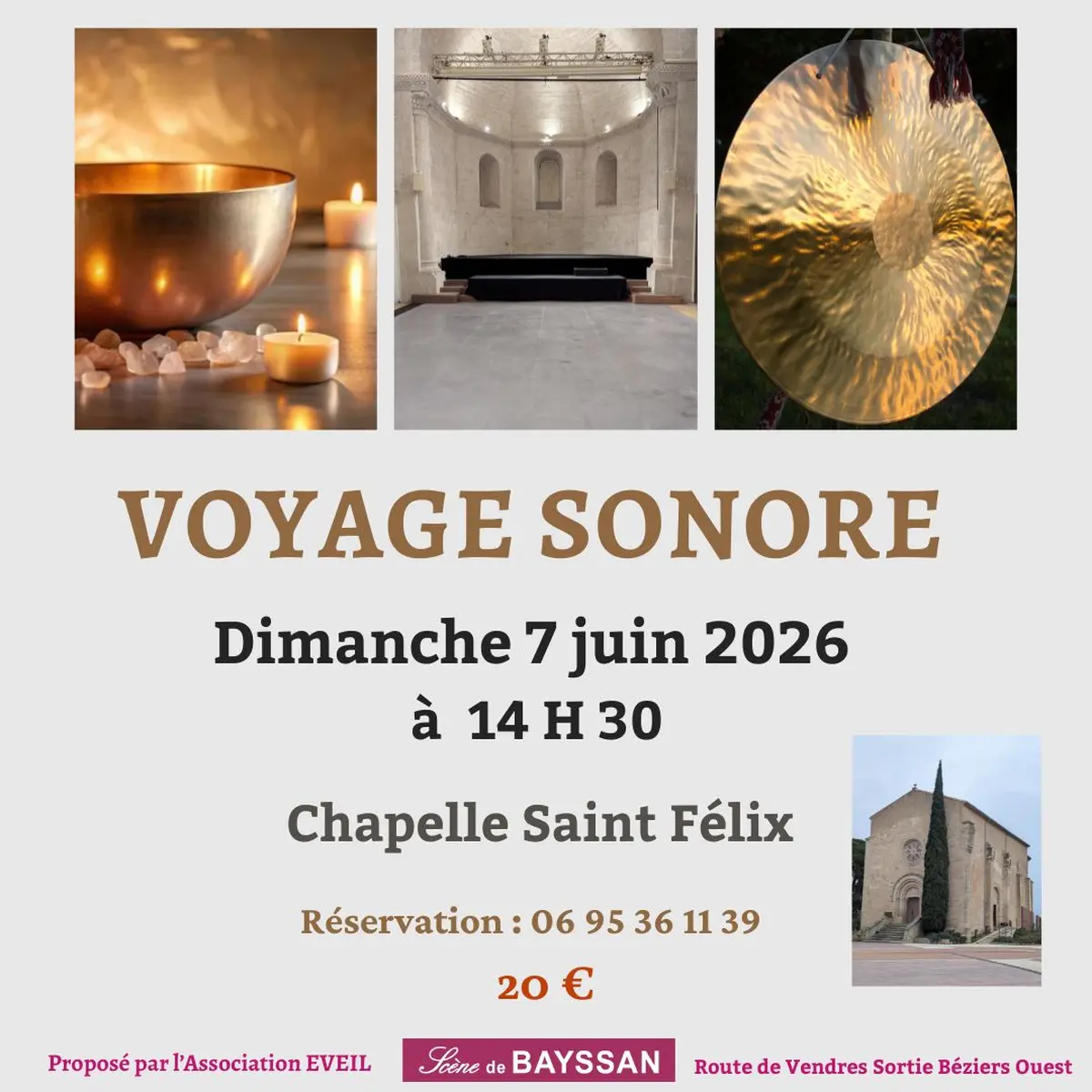 Voyage Sonore dans une chapelle à Béziers