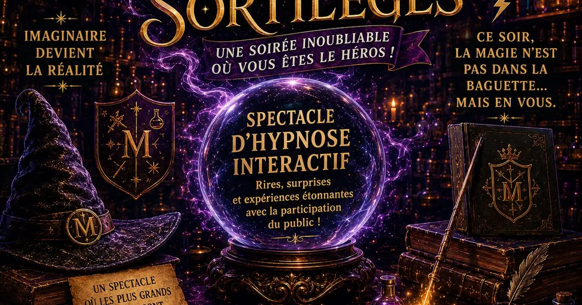 Hypnose & Sortilèges : une soirée où la magie prend vie