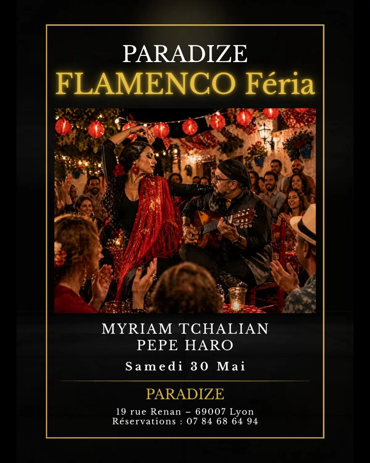 Diner Concert FLAMENCO Spécial Féria