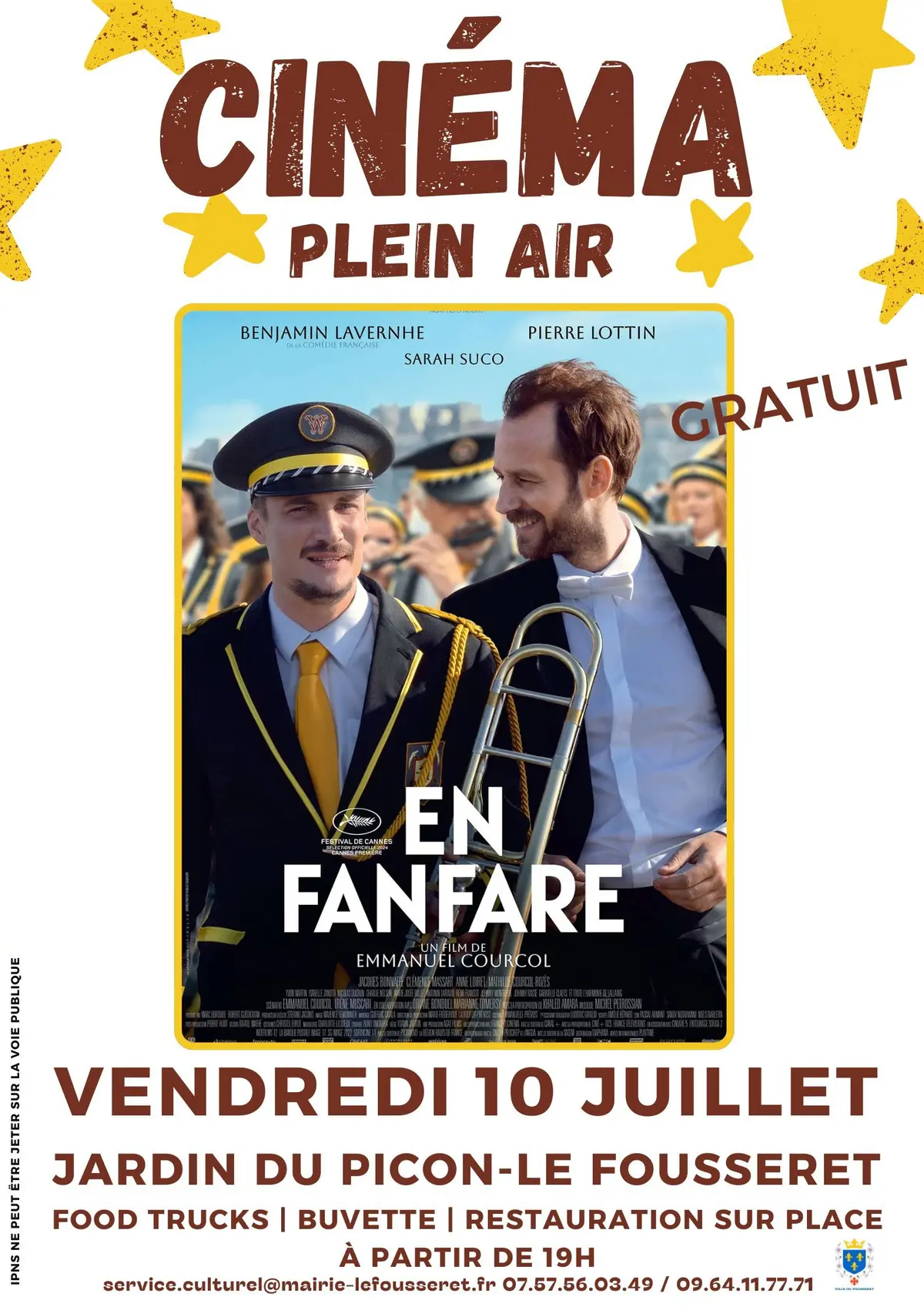 Cinéma en plein air En Fanfare