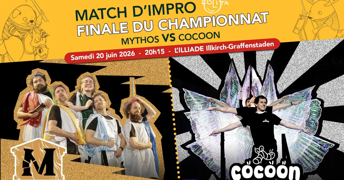 Match d’improvisation FINALE DU CHAMPIONNAT Lolita : MYTHOS VS COCOON