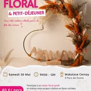 Atelier floral et petit déjeuner - fête des meres  