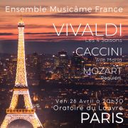 Concert à Paris : Les 4 Saisons de Vivaldi, Requiem de Mozart, Ave Maria de Caccini, Bach & Telemann