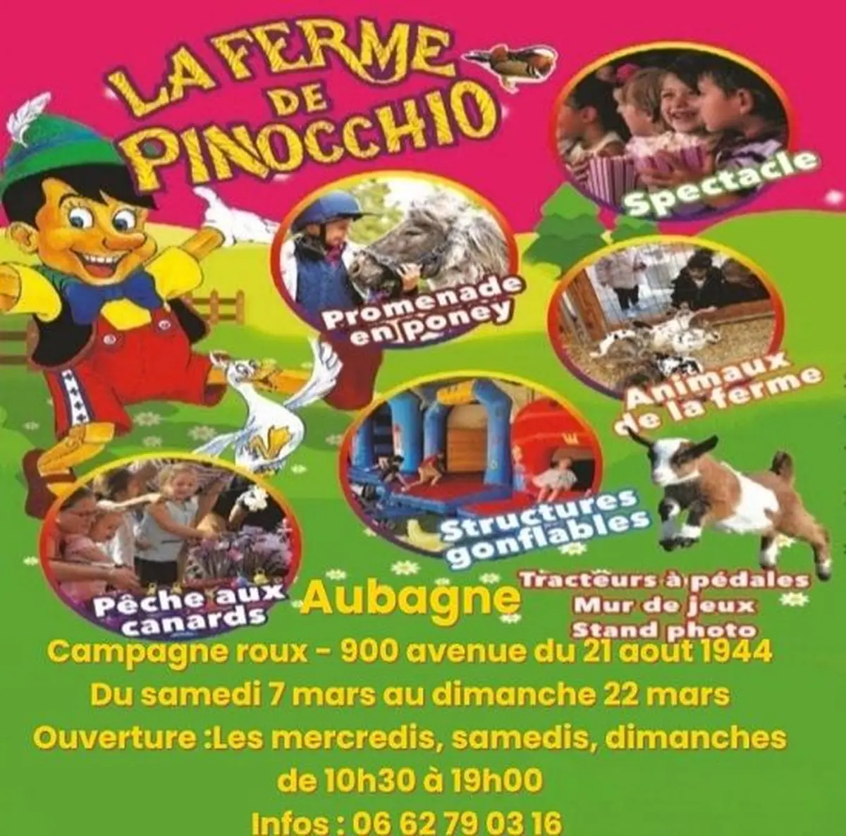 La ferme de Pinocchio, parc loisirs revient à Aubagne
