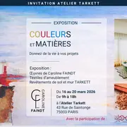 Exposition Couleurs et matières Caroline Faindt