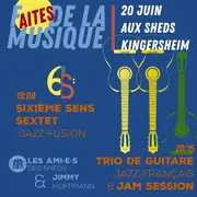 Faites de la musique : jazz fusion, trio de guitare et jam session