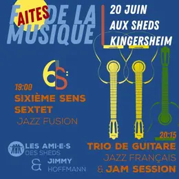 Faites de la musique : jazz fusion, trio de guitare et jam session