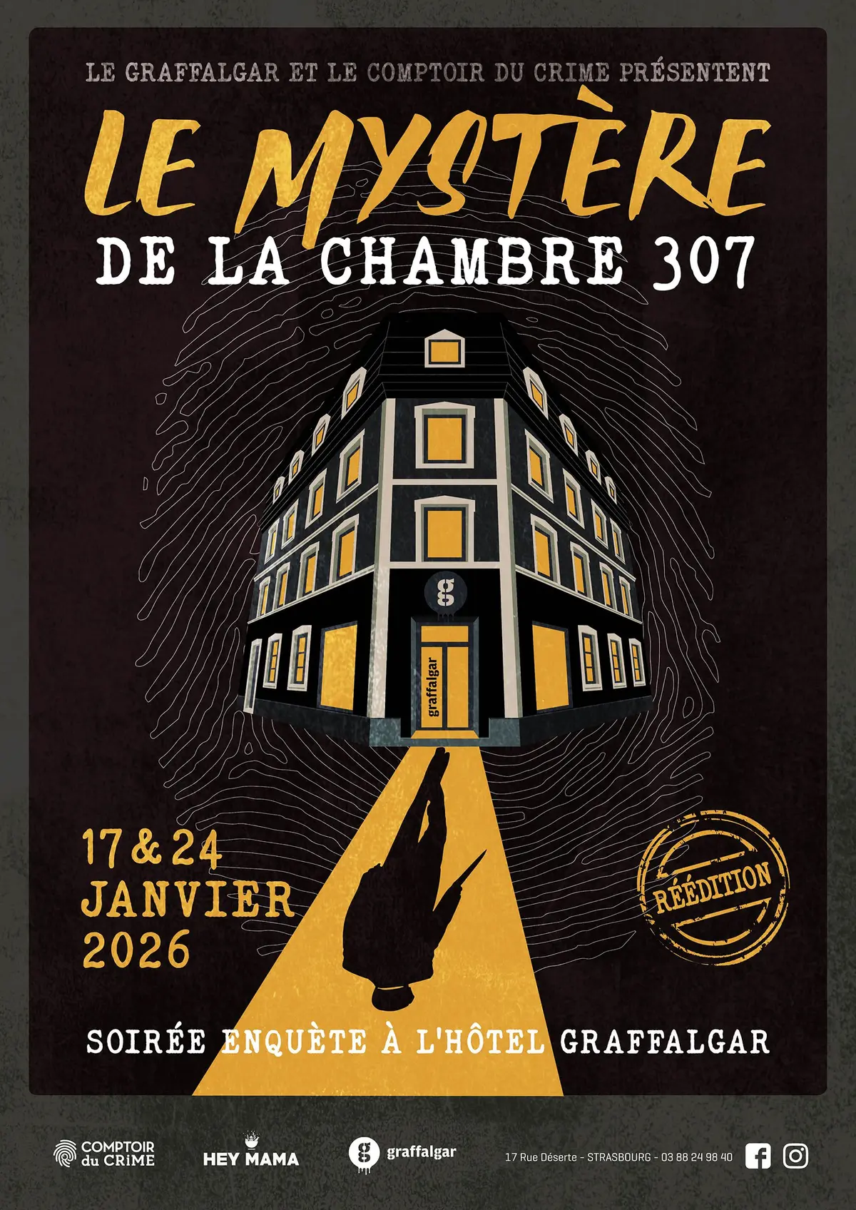 Le Mystère de la Chambre 307 - Soirée enquète à l'hôtel Graffalgar