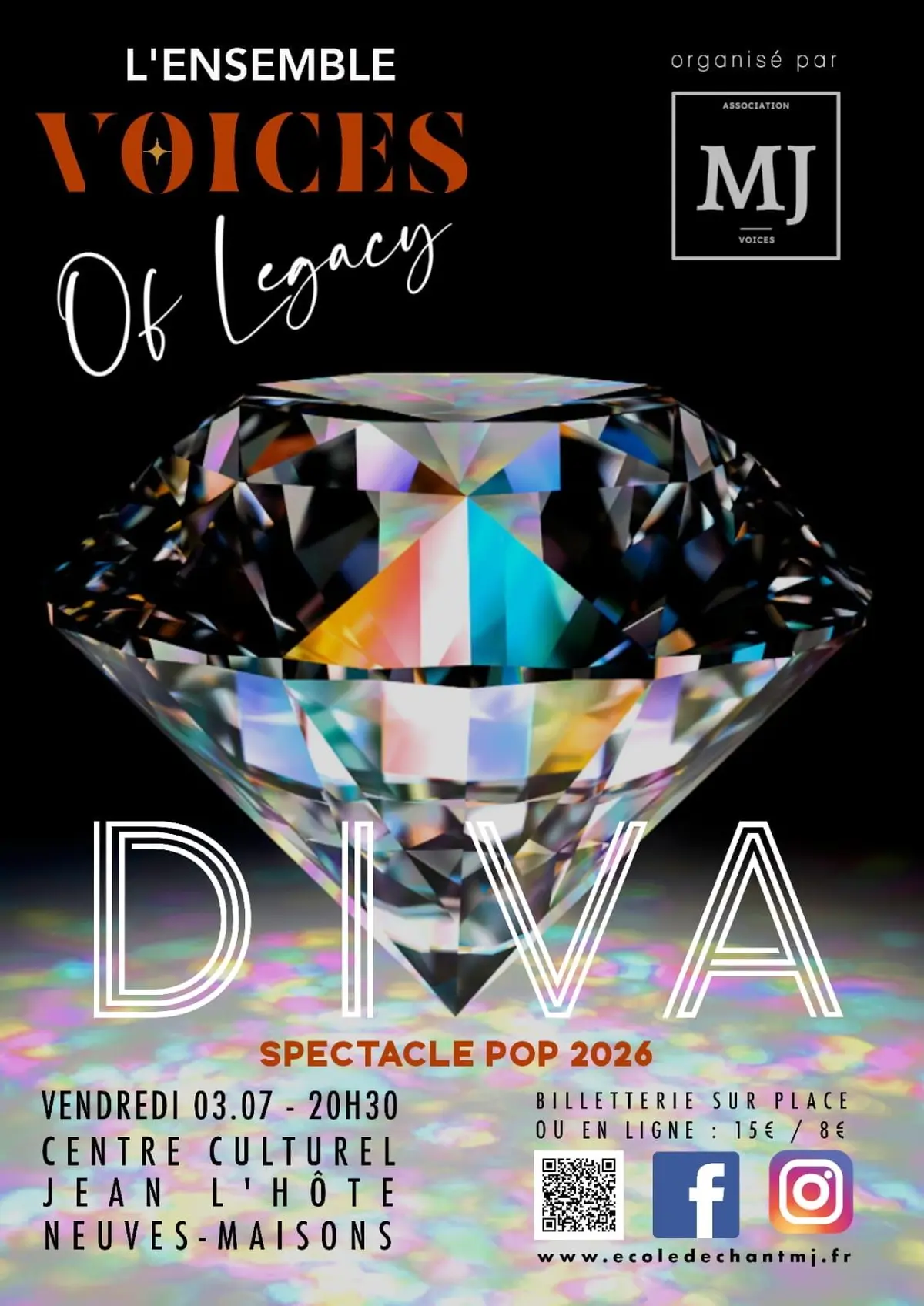 Voices of Legacy, Spectacle DIVA