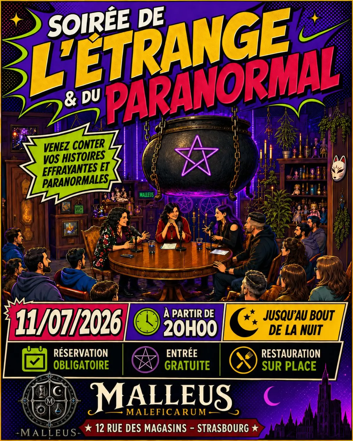 Soirée de l'étrange et du paranormal