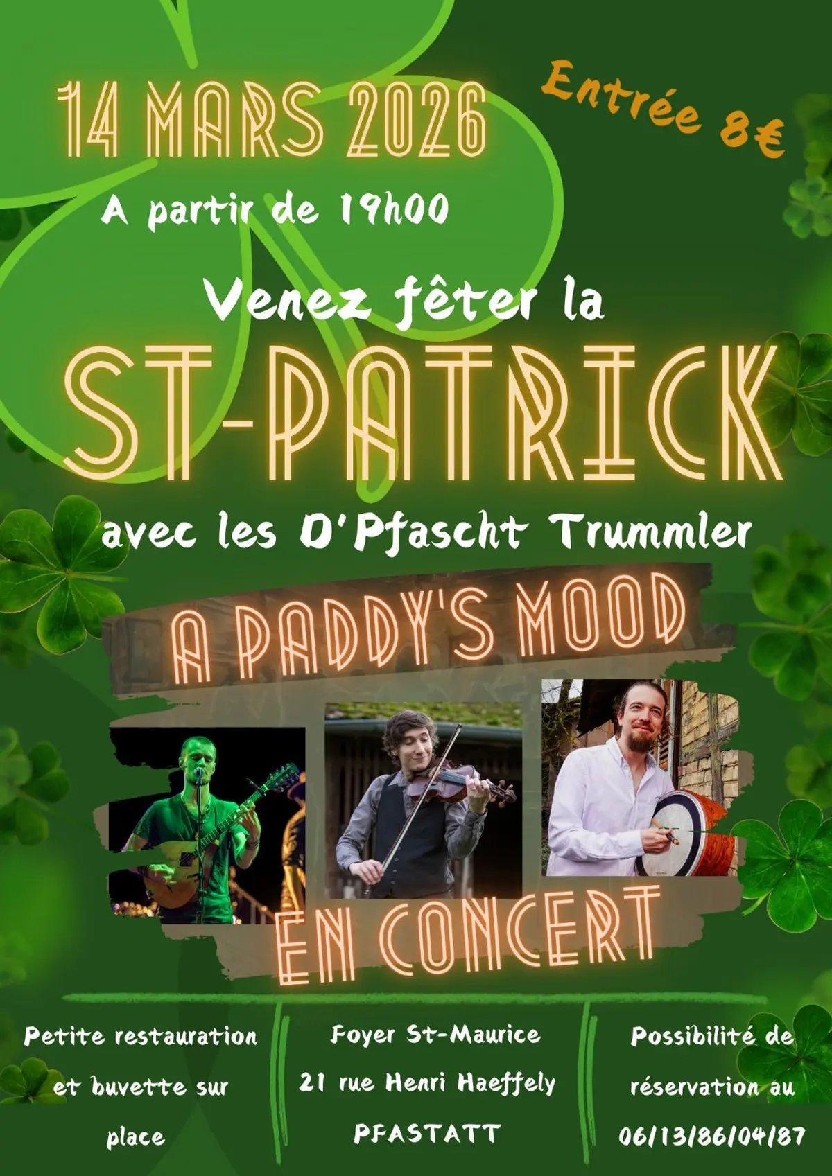 Soirée de la SAINT - PATRICK