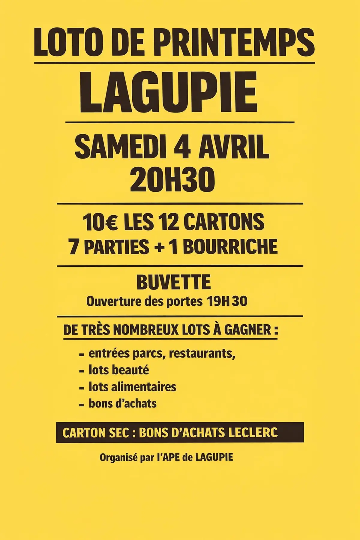 Loto de Printemps 