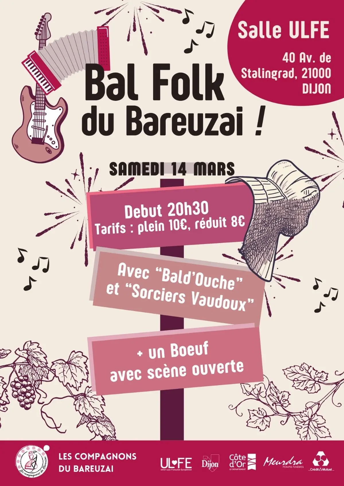 Bal Folk – Bald’Ouche & Sorciers vaudoux 