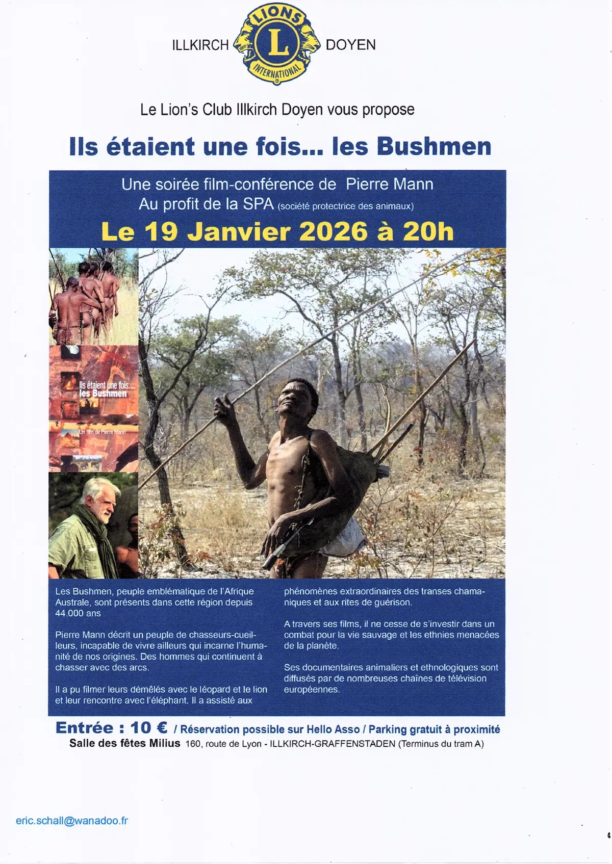 Film-conférence de Pierre MANN