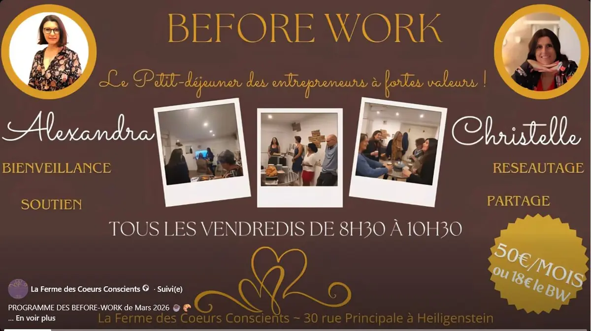 Before Work tous les vendredis à Heiligenstein