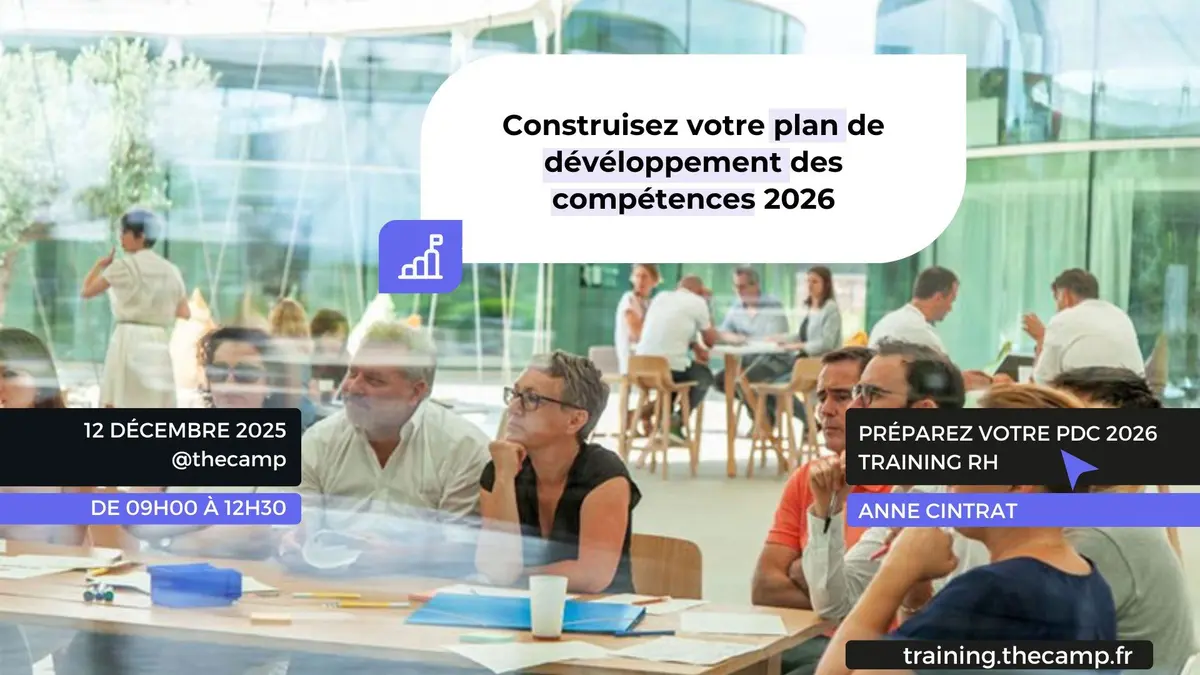 Construisez votre plan de développement des compétences 2026 à thecamp 