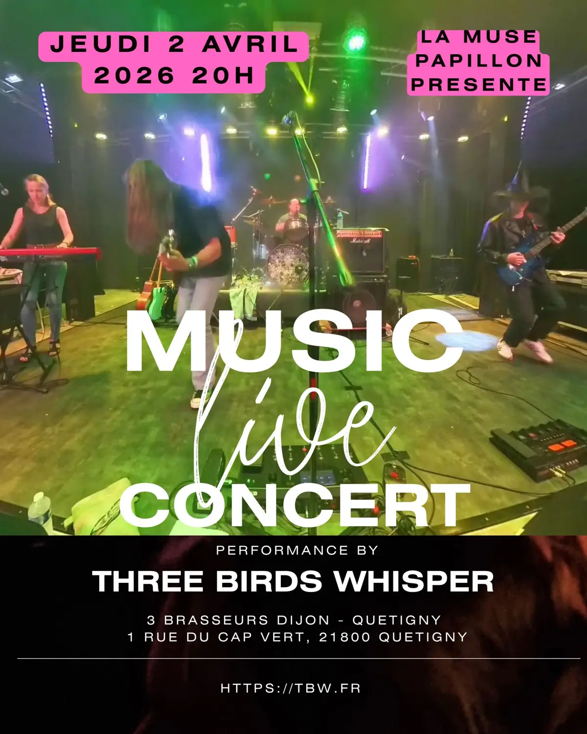 Three Birds Whisper live 