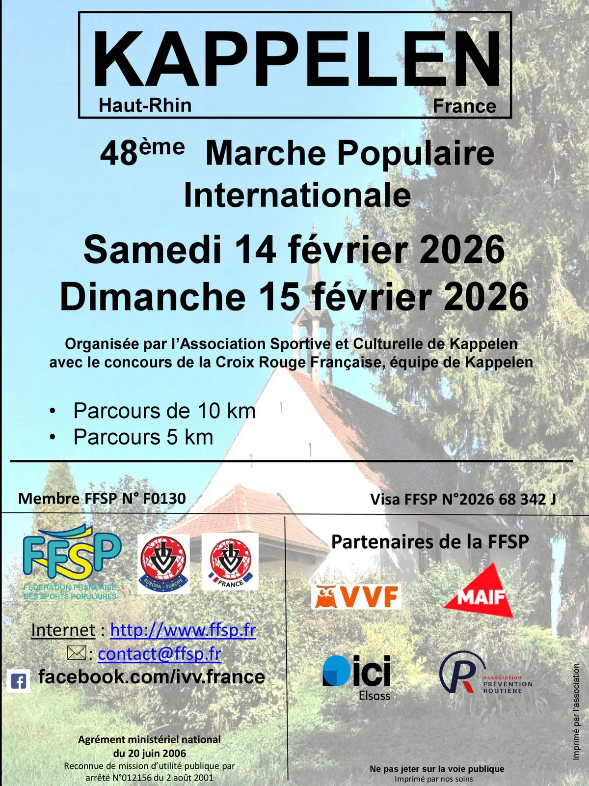 48ème Marche Populaire de Kappelen