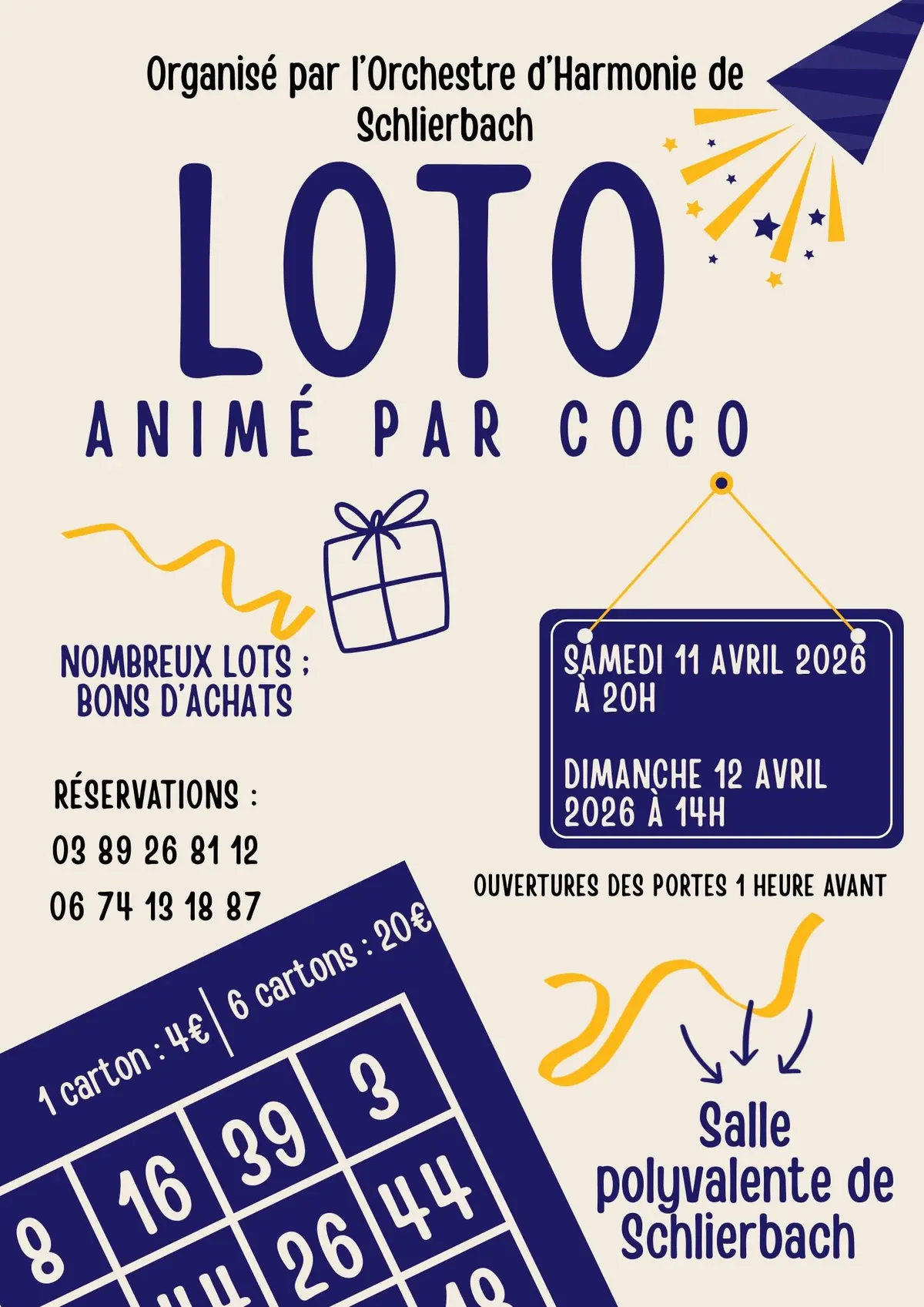 Loto de l'Orchestre d'Harmonie de Schlierbach