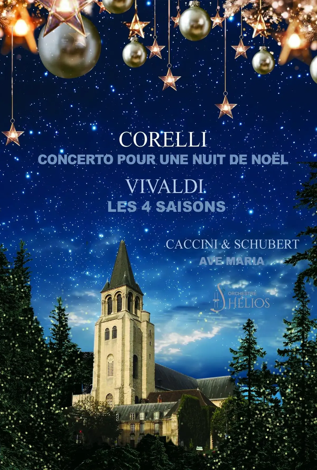 Concerto pour une Nuit de Noël de Corelli / Ave Maria  / 4 Saisons de Vivaldi 