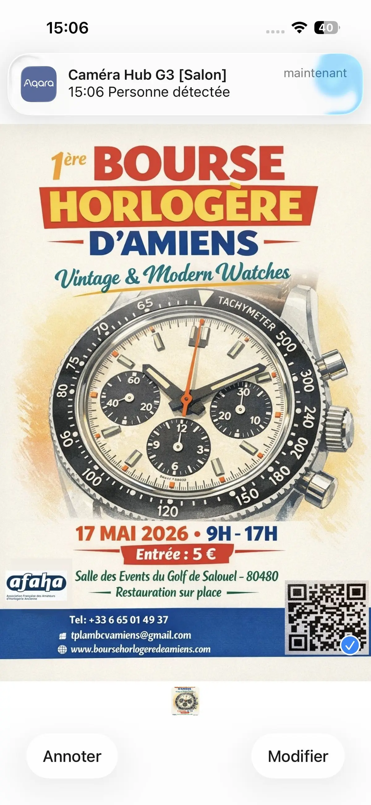 Bourse horlogere internationale de Amiens/Paris