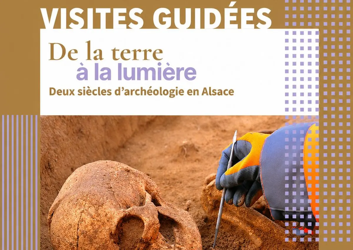 Visites guidées : De la terre à la lumière, deux siècles d’archéologie en Alsace